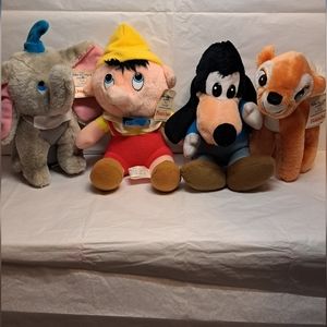 Set of 4 Vintage Disney Characters